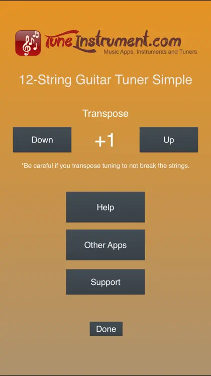 Captura 3 de 5 de 12-String Guitar Tuner Simple