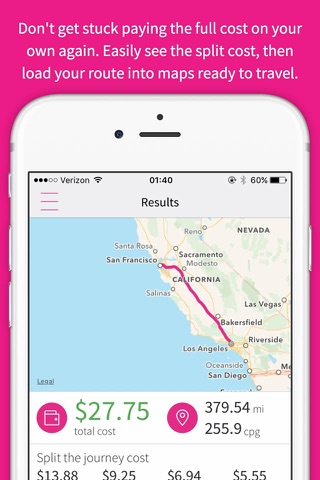 Journey Cost Calculator screenshot 2
