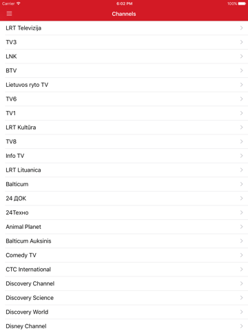 Screenshot #4 pour Televizijos Lietuvoje Guide