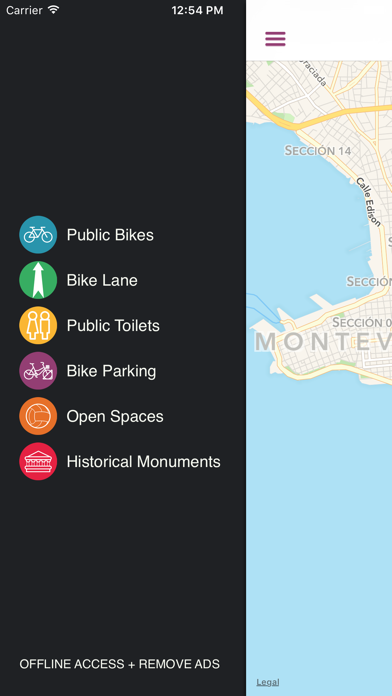 Screenshot #1 pour MVD BIKE - Montevideo by bike
