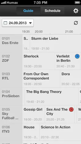 Game screenshot HUMAX TV Guide apk