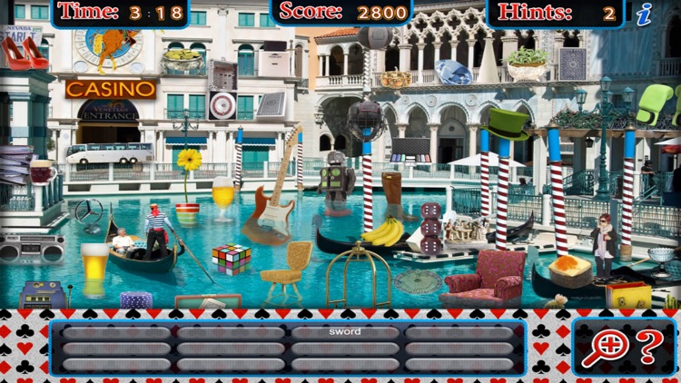 Las Vegas Quest Time - Hidden Object Spot and Find Objects Differences