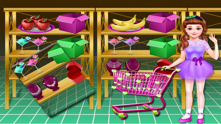 Supermarket Shopping game for girls