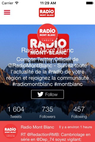 Radio Mont Blanc screenshot 2