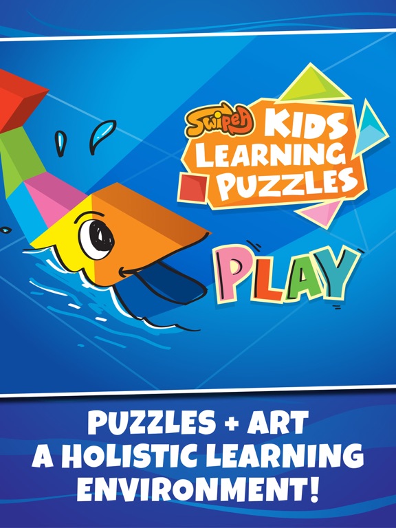 Kids Learning Puzzles: Sea Animals, Tangram Tilesのおすすめ画像1