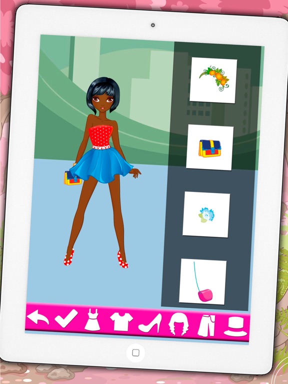 Fashion dress for girls - Games of dressing up fashion girls iPad screenshot