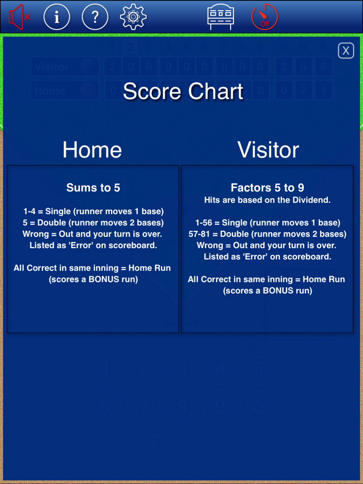 #5. BaseballMath (iOS) Ved: Classroom Focused Software