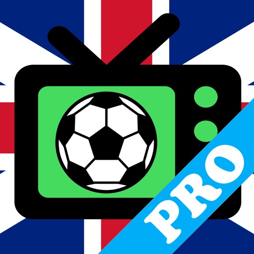 Football on UK TV PRO:  schedule of all football matches on Britain TV icon