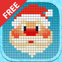 Christmas Griddlers Journey to Santa gratuit — Picross jeu logique japonais. Le Puzzle gratuit.