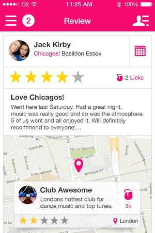 Licklist - Nightlife directory & social platform screenshot 4