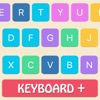 Icon Keyboard Themes Plus - Stylish Keypad Skin with Colorful Background Design