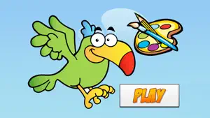 Bird Coloring Book : Finger Painting for Adults and Kids screenshot #1 for iPhone