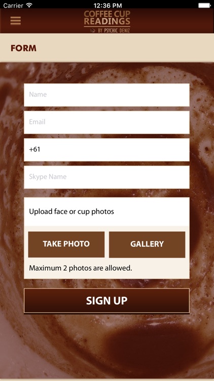 Coffee Reading by Psychic Deniz