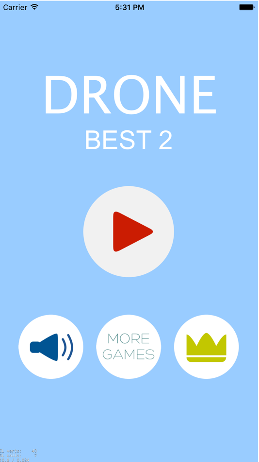 #4. Drone simulator〜avoid game (iOS) Podle: NAKAYUBI CORPORATION