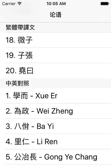 论语 - 简、繁、译、英，全版本系列