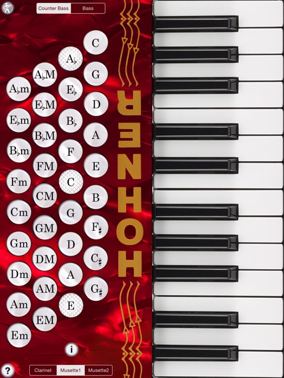 Hohner Piano SqueezeBox Accordion Pro