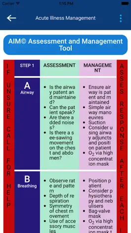 Game screenshot AIM - Acute Illness Management apk