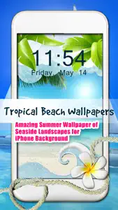 Tropical Beach Wallpapers – Amazing Summer Wallpaper of Seaside Landscapes for iPhone  Background screenshot #1 for iPhone