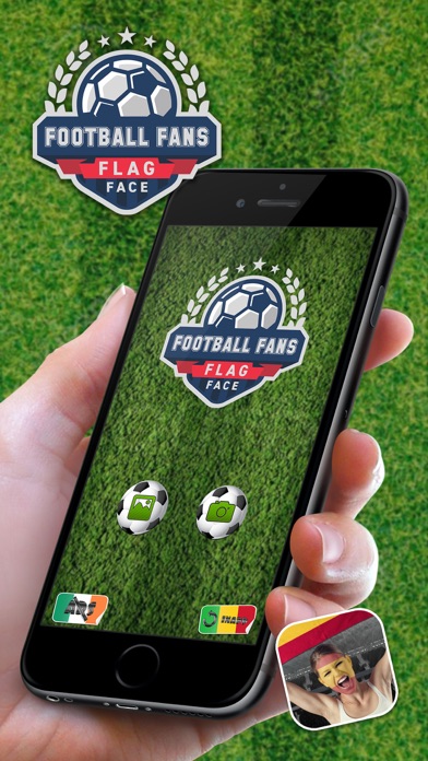 Football Fans Flag Face – Support Your Favorite National Team and Paint Faces Screenshot