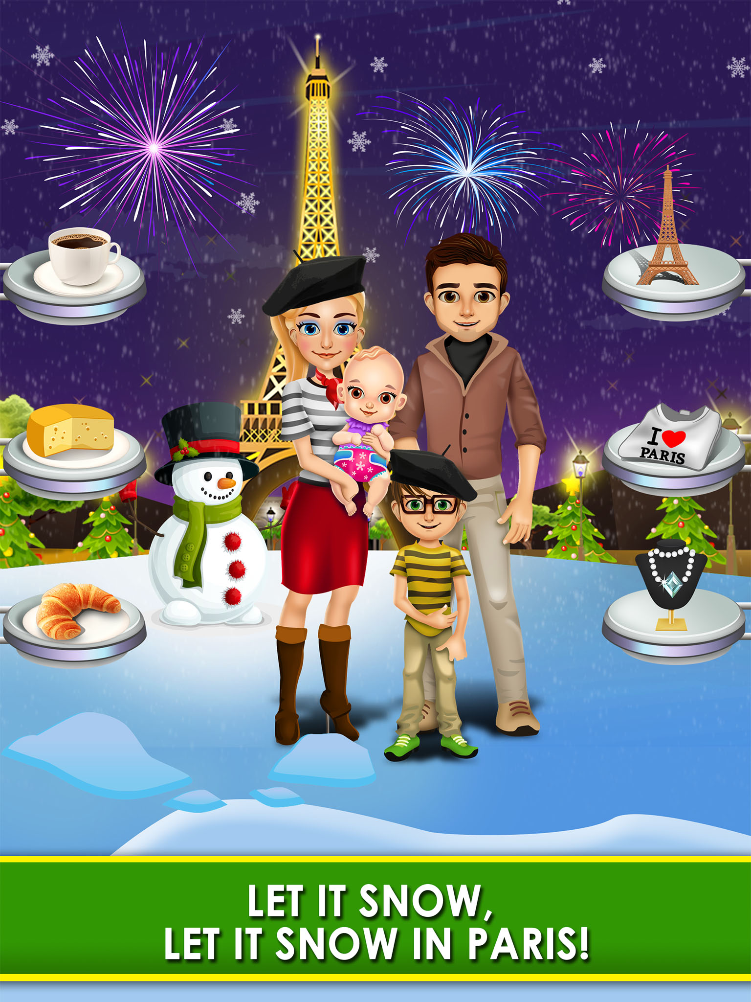 Little Christmas Santa Vacation Salon - baby xmas doctor spa games! screenshot 7