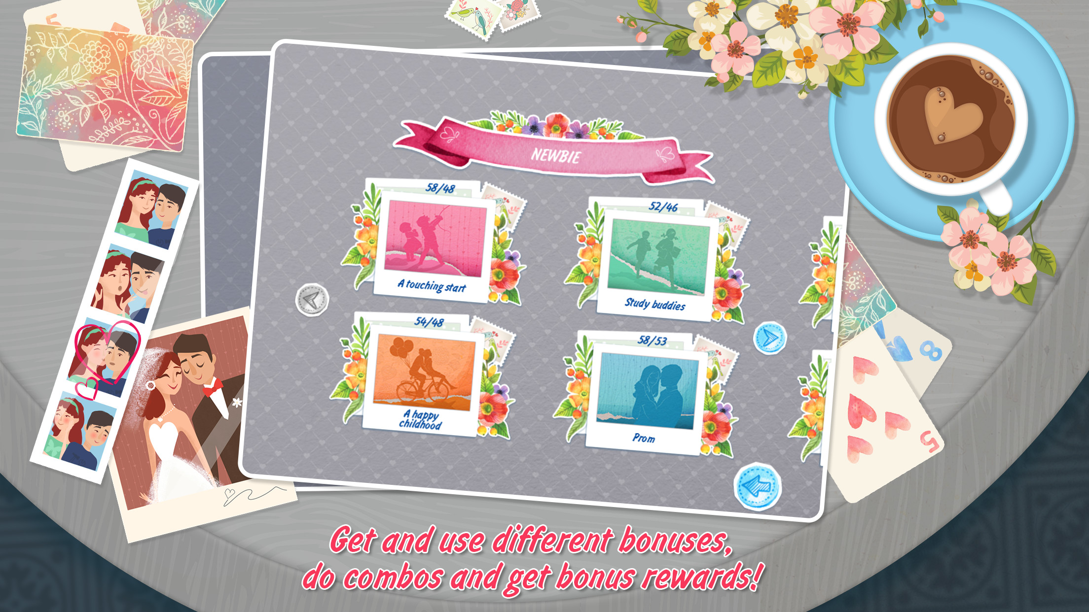 Solitaire: Match 2 Cards. Valentine's Day Free. Matching Card Game screenshot 3