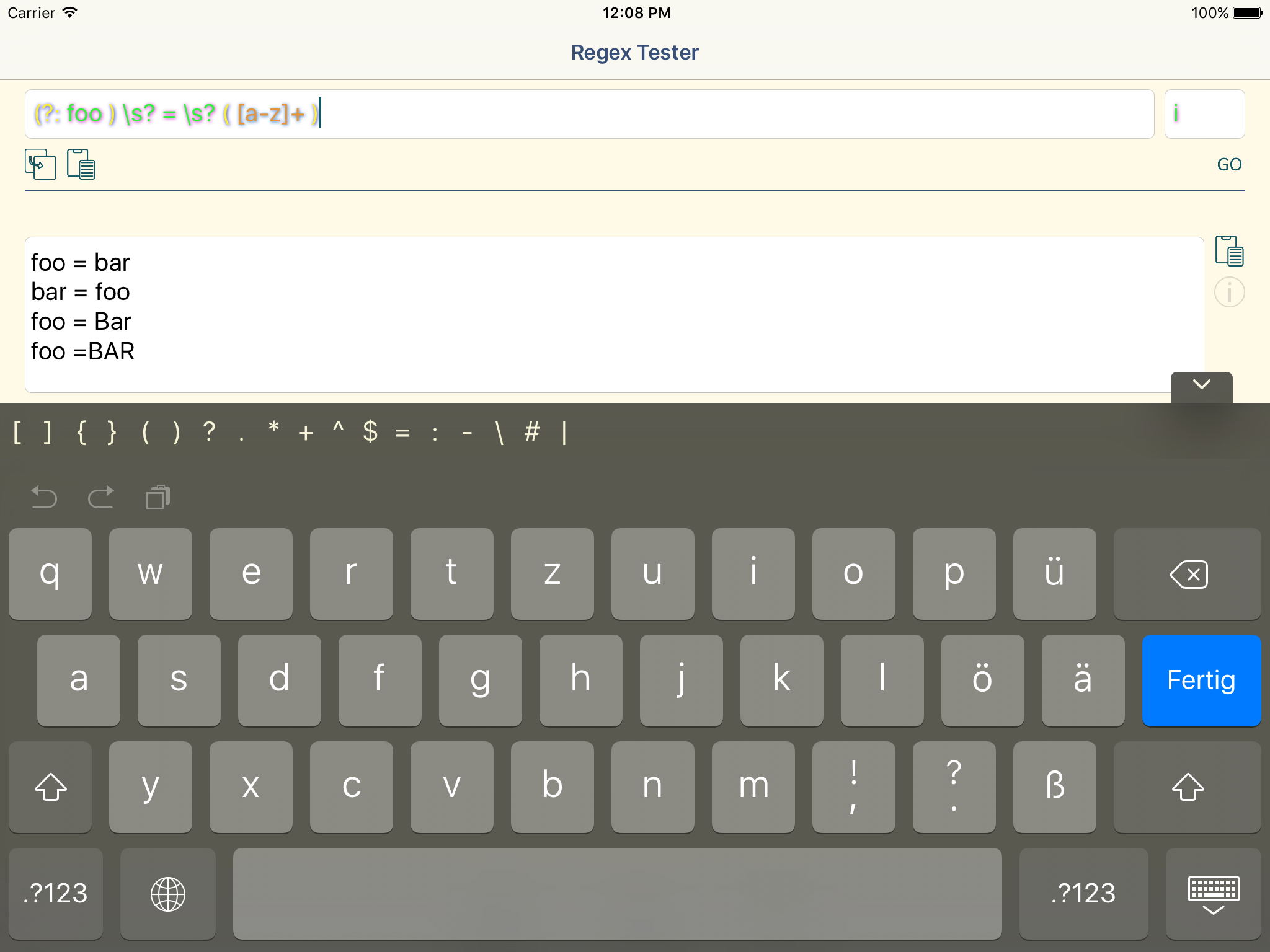 RegEchse screenshot 4