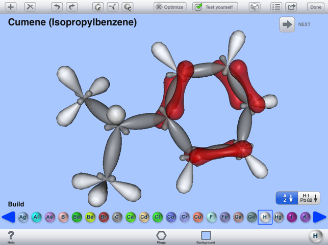 ‎3D Molecules Edit & Test Screenshot