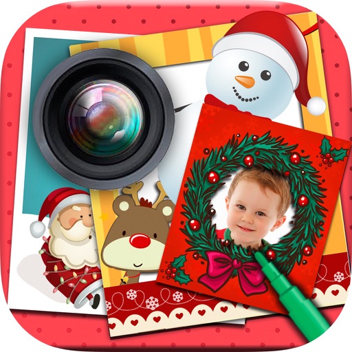 Frames and Christmas cards icon