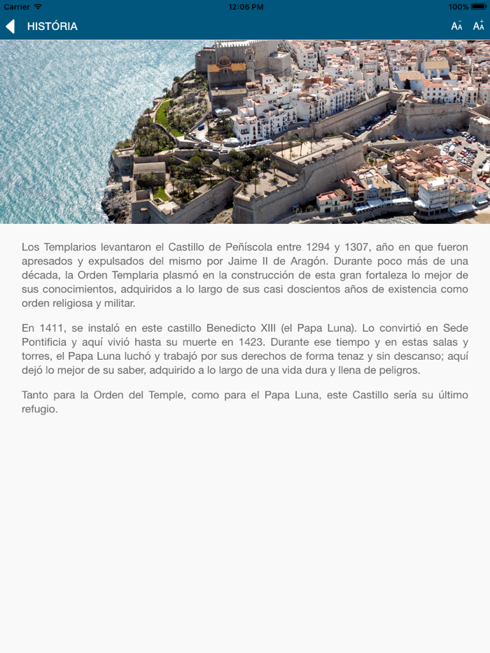 Castillo de Peñíscola - Audioguía