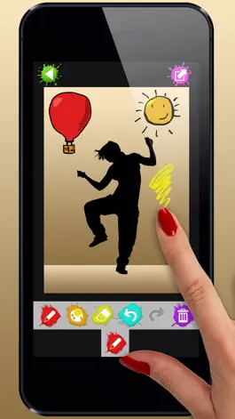 Game screenshot Finger Painting on Pics – Draw Creative Doodles and Add Multiple Colors in Virtual Booth hack