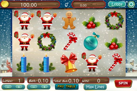 2015 Christmas Slots - Lucky FREE Vegas Casino Slot Machines Games screenshot 3