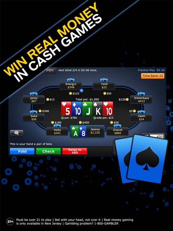 888 Poker: Real Money Games NJ
