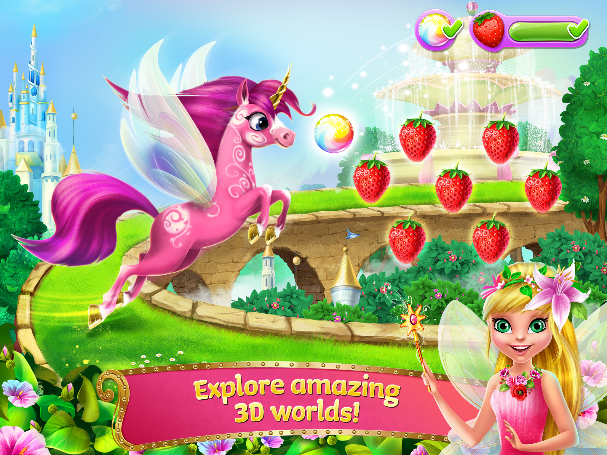 Princess Fairy Rush - Pony Rainbow Adventure