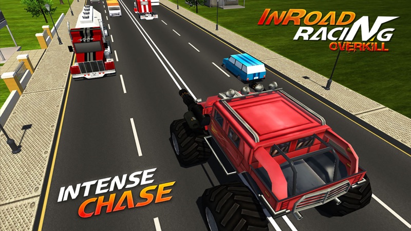 InRoad truck racing overkill : combat & destroy racing game screenshot 1