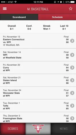 Game screenshot WPI Sports Front Row apk