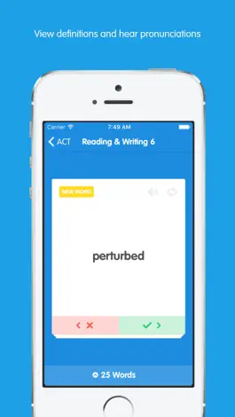 Game screenshot ACT Vocabulary Flashcards - 300 essential words to master your vocab apk