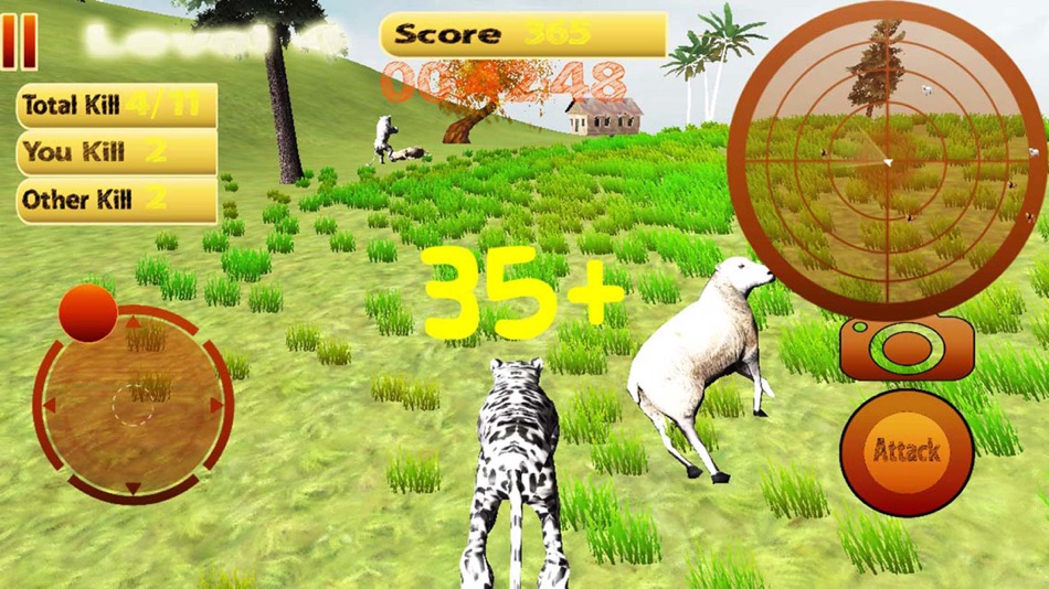 #3. Angry Tiger Multi Player : Simulator (iOS) Podle: MUHAMMAD PARWANA