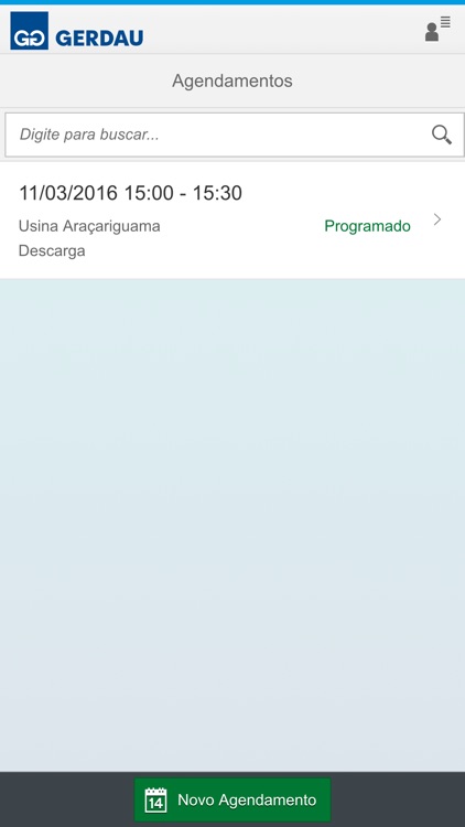 GAGF Gerdau Agendamentos