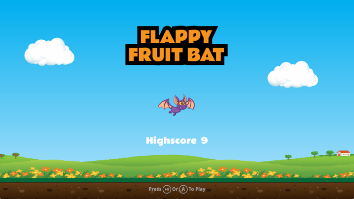 Screenshot #1 pour Flappy Fruit Bat : Endless Flying Game
