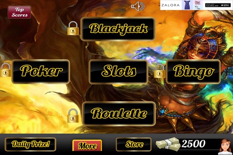 Pharaoh's Gamehouse Casino Free Blackjack 21 Video Poker & Fire Slots Game screenshot 2