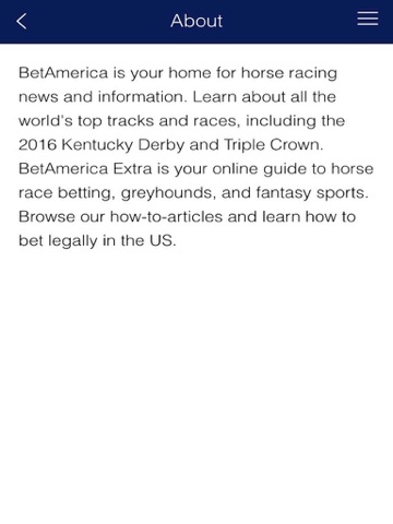 Screenshot #6 pour BetAmerica Extra