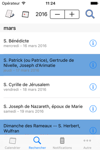 Catholic Calendar with notifications screenshot 2