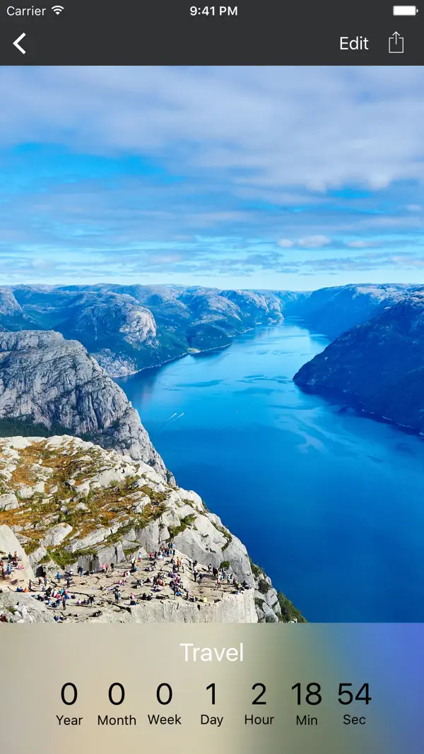 #2. Countdowns ※ (iOS) De: iReka Soft