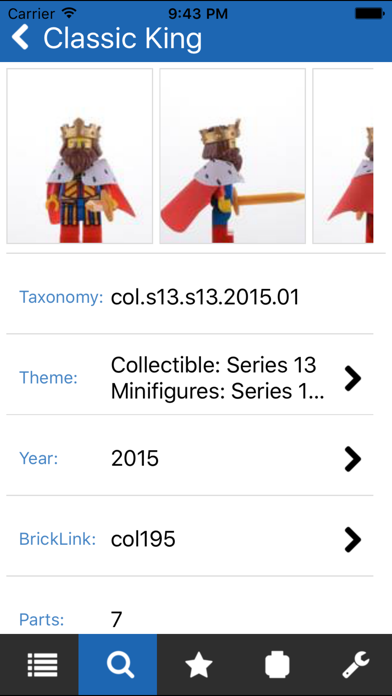 Screenshot #3 pour Unofficial Minifigure Catalog