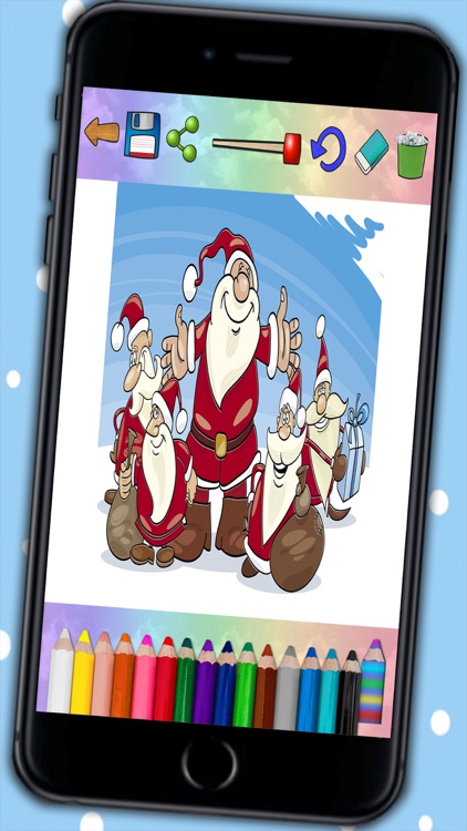 Christmas Coloring Book Pages – Paint & Draw screenshot-4