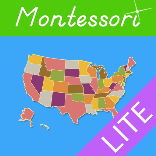 United States Of America LITE - A Montessori Approach To Geography icon