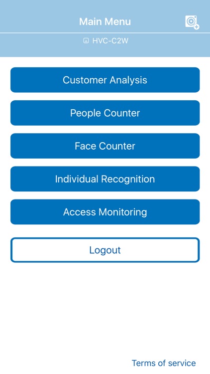 HVC-C2W Basic Operations App