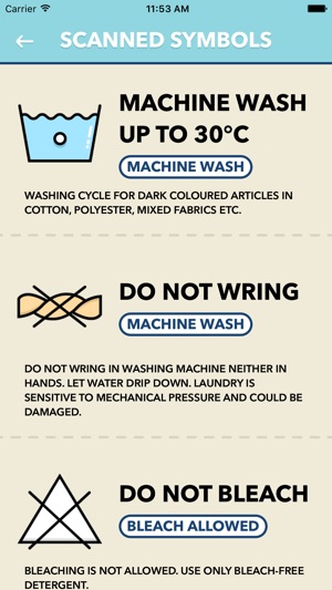 Laundry Day - Care Symbol Reader(圖3)-速報App