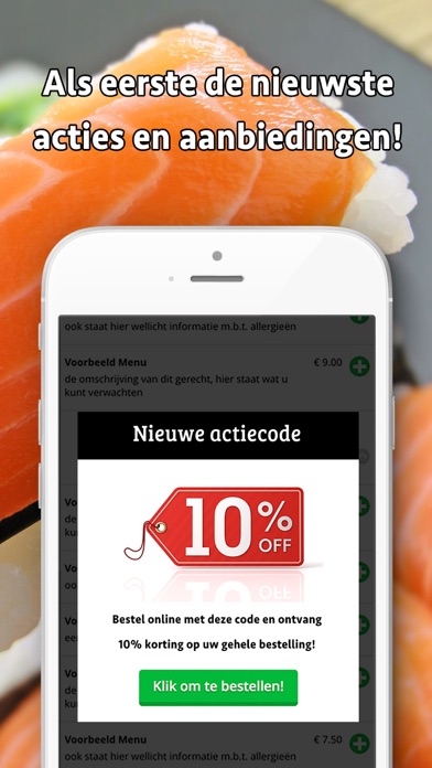 Screenshot #1 pour Konbu Sushi