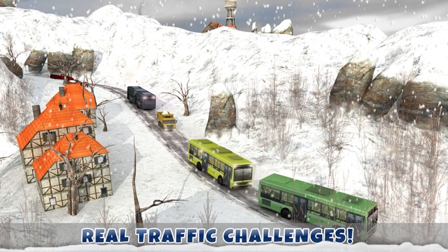 Winter City Off-road Hill Bus Driving Simulator 3D(圖4)-速報App